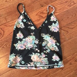 Brandy Melville Flower Crop Top